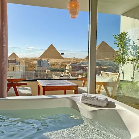Galaxy Pyramids View Inn Kafret el-Gabal エクステリア 写真