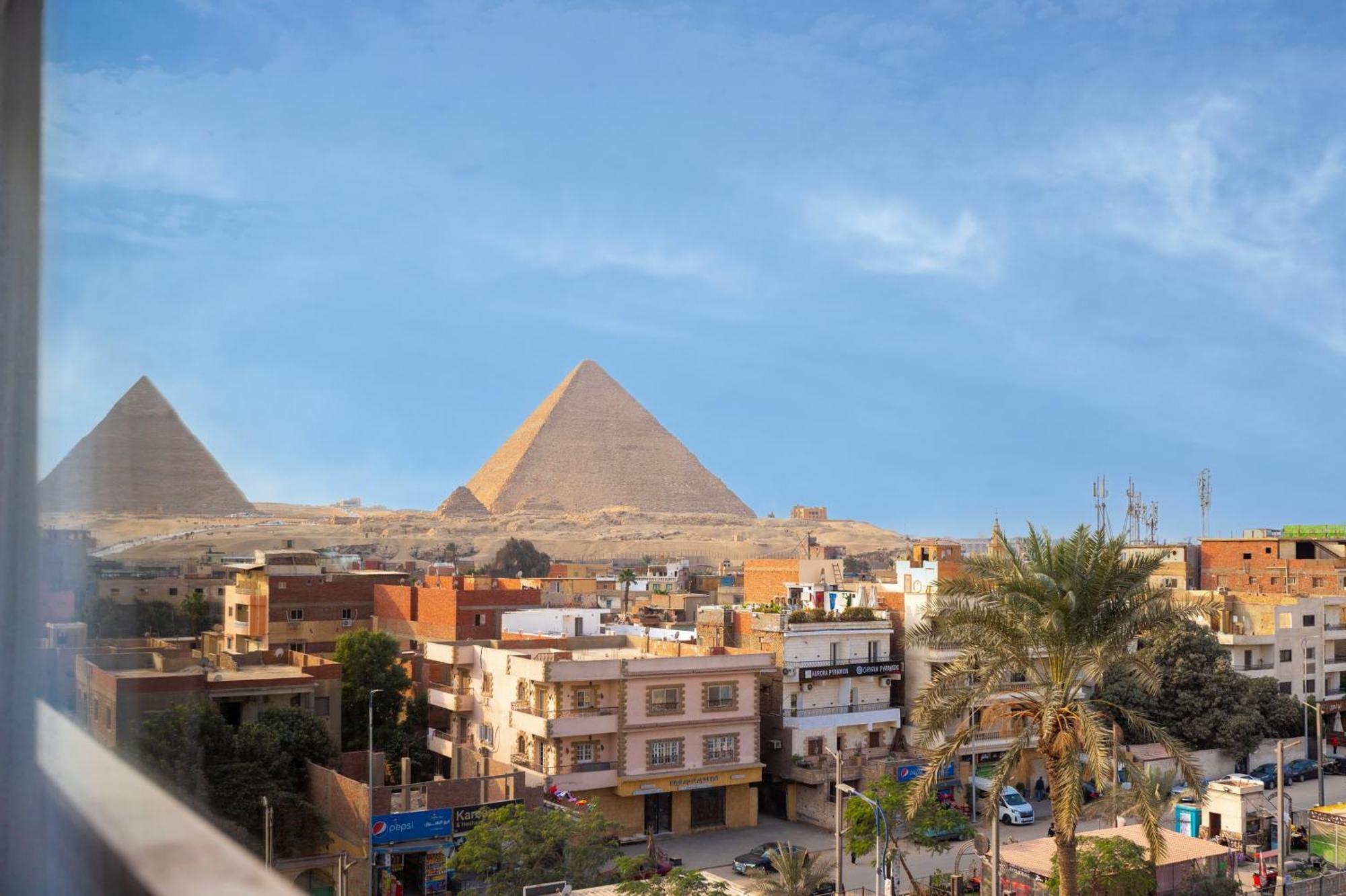 Galaxy Pyramids View Inn Kafret el-Gabal エクステリア 写真