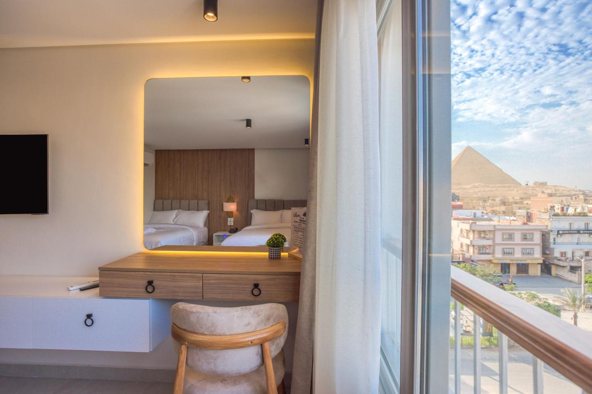 Galaxy Pyramids View Inn Kafret el-Gabal エクステリア 写真
