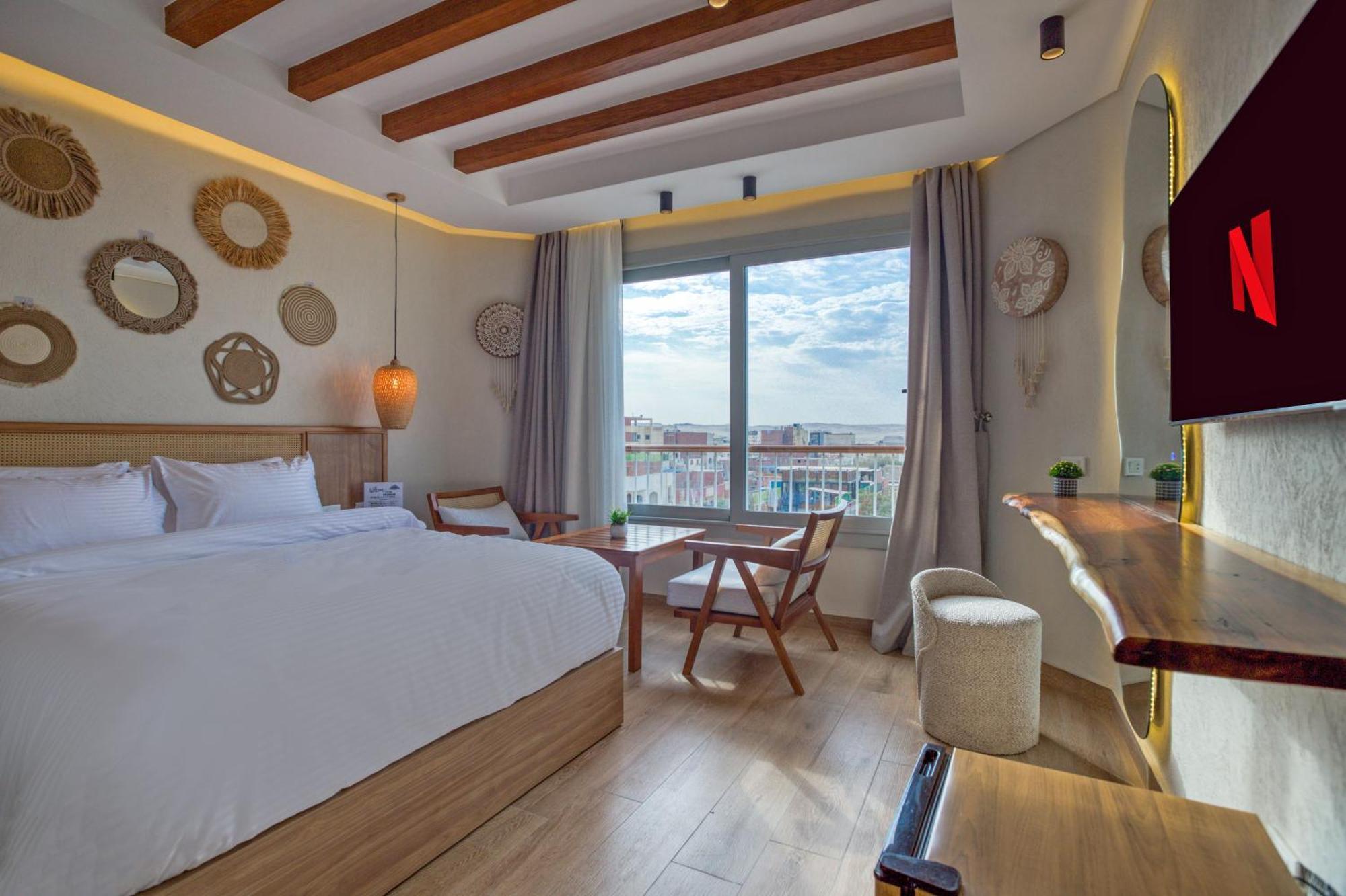 Galaxy Pyramids View Inn Kafret el-Gabal エクステリア 写真