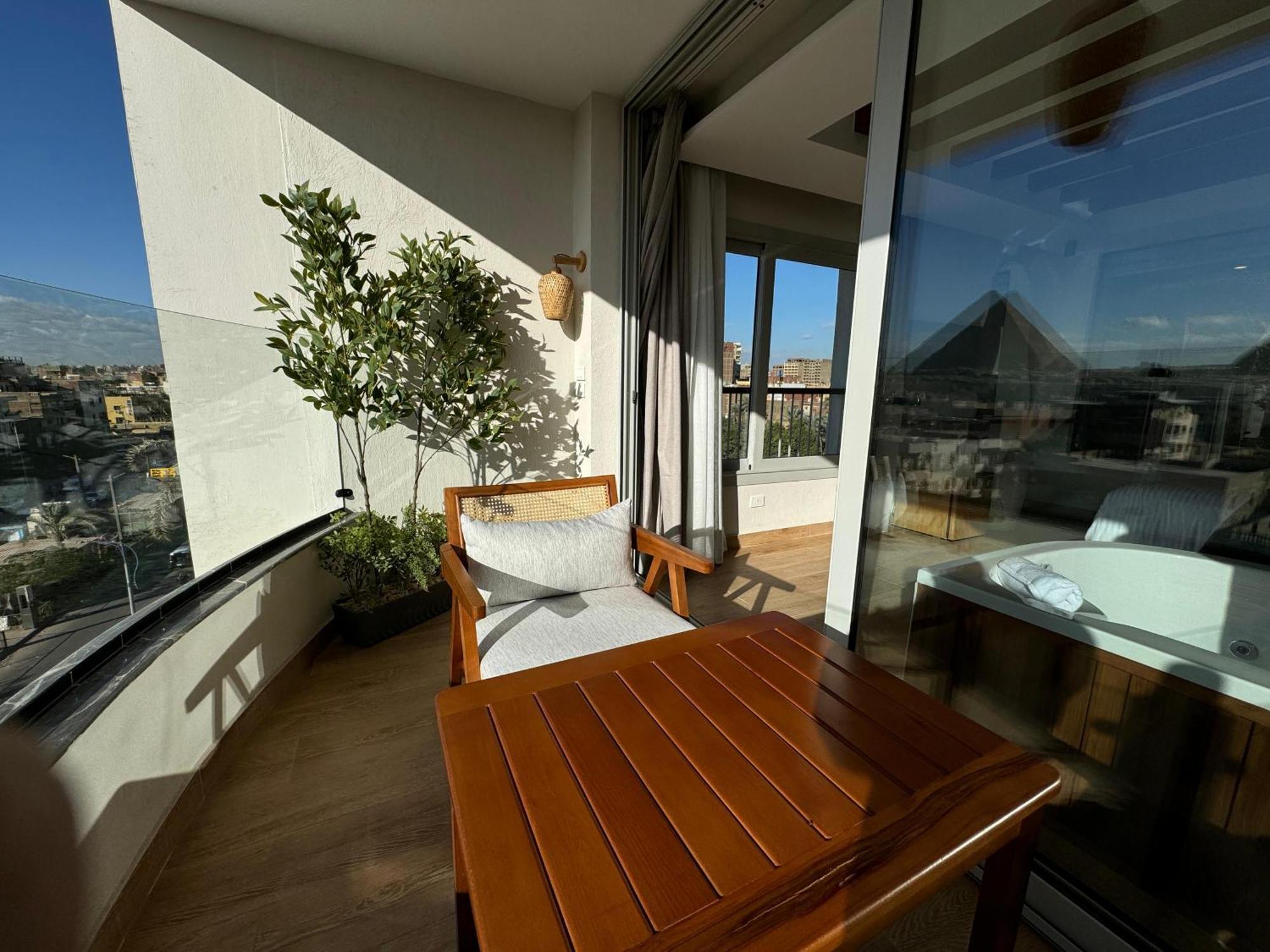 Galaxy Pyramids View Inn Kafret el-Gabal エクステリア 写真