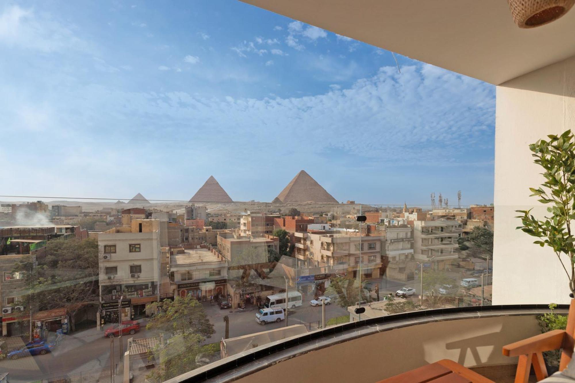Galaxy Pyramids View Inn Kafret el-Gabal エクステリア 写真