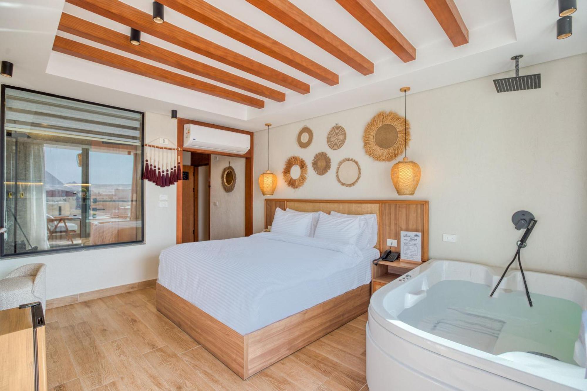 Galaxy Pyramids View Inn Kafret el-Gabal エクステリア 写真